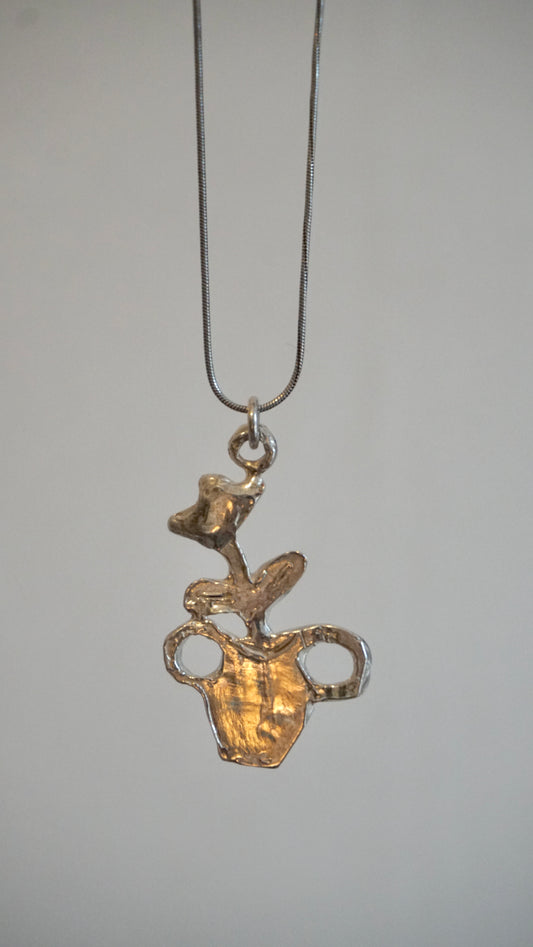 Pot with Flower Charm