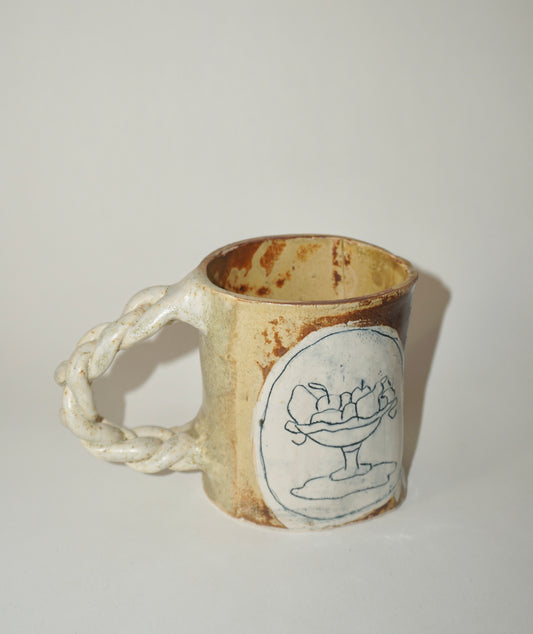 Bowls of Fruit Design Mug