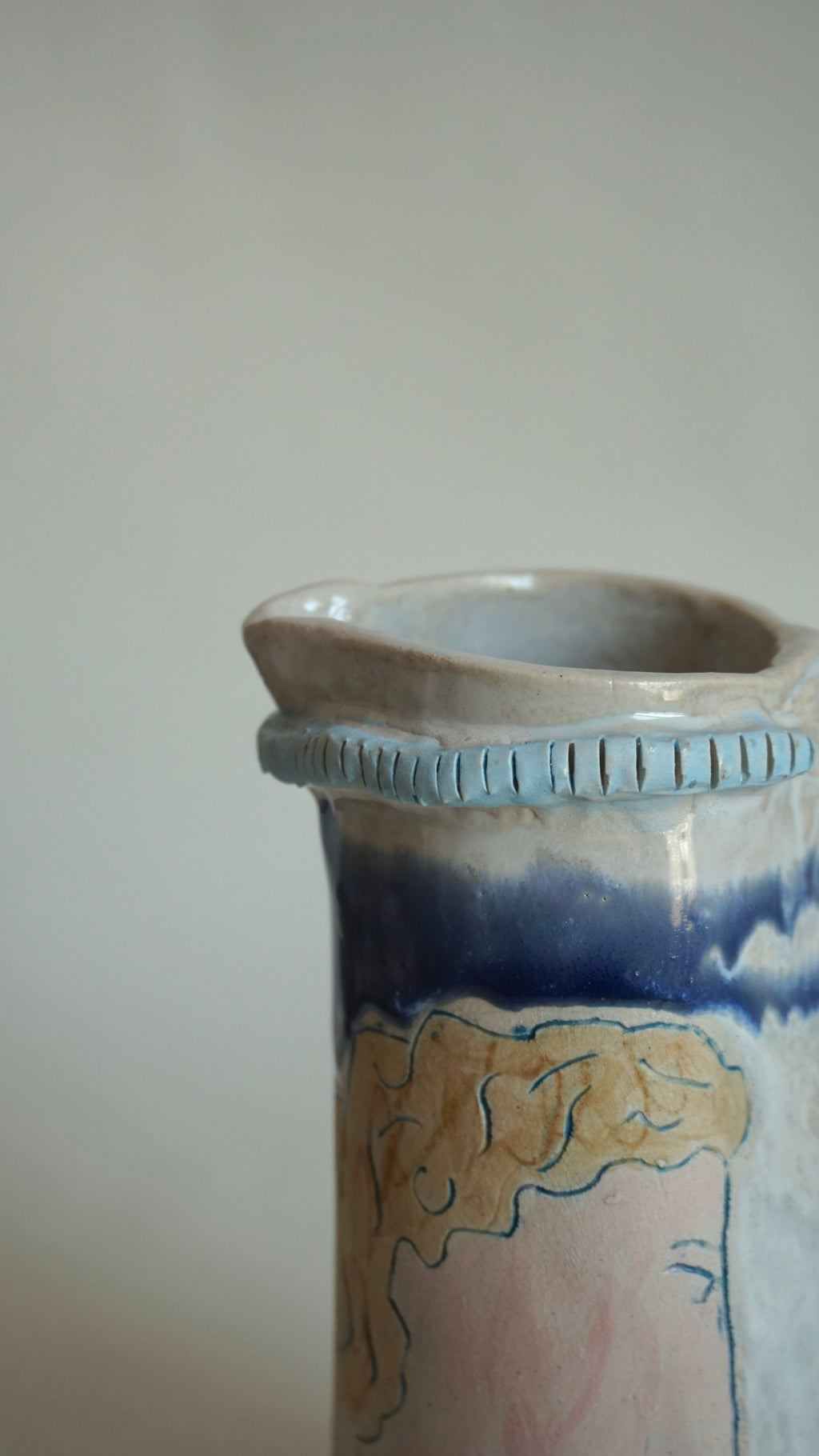 Portrait Muse Ceramic Jug