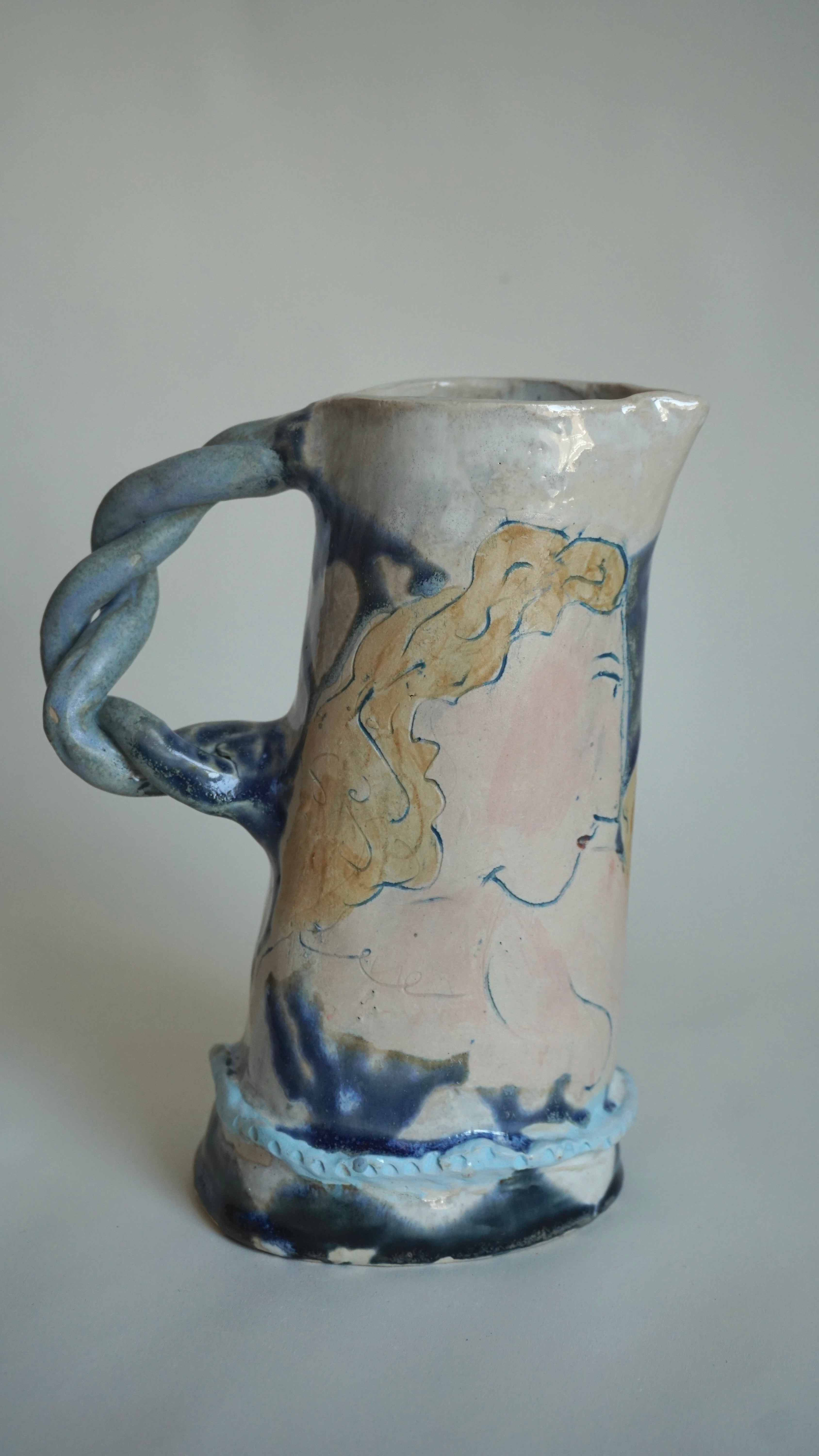 Portrait Muse Ceramic Jug