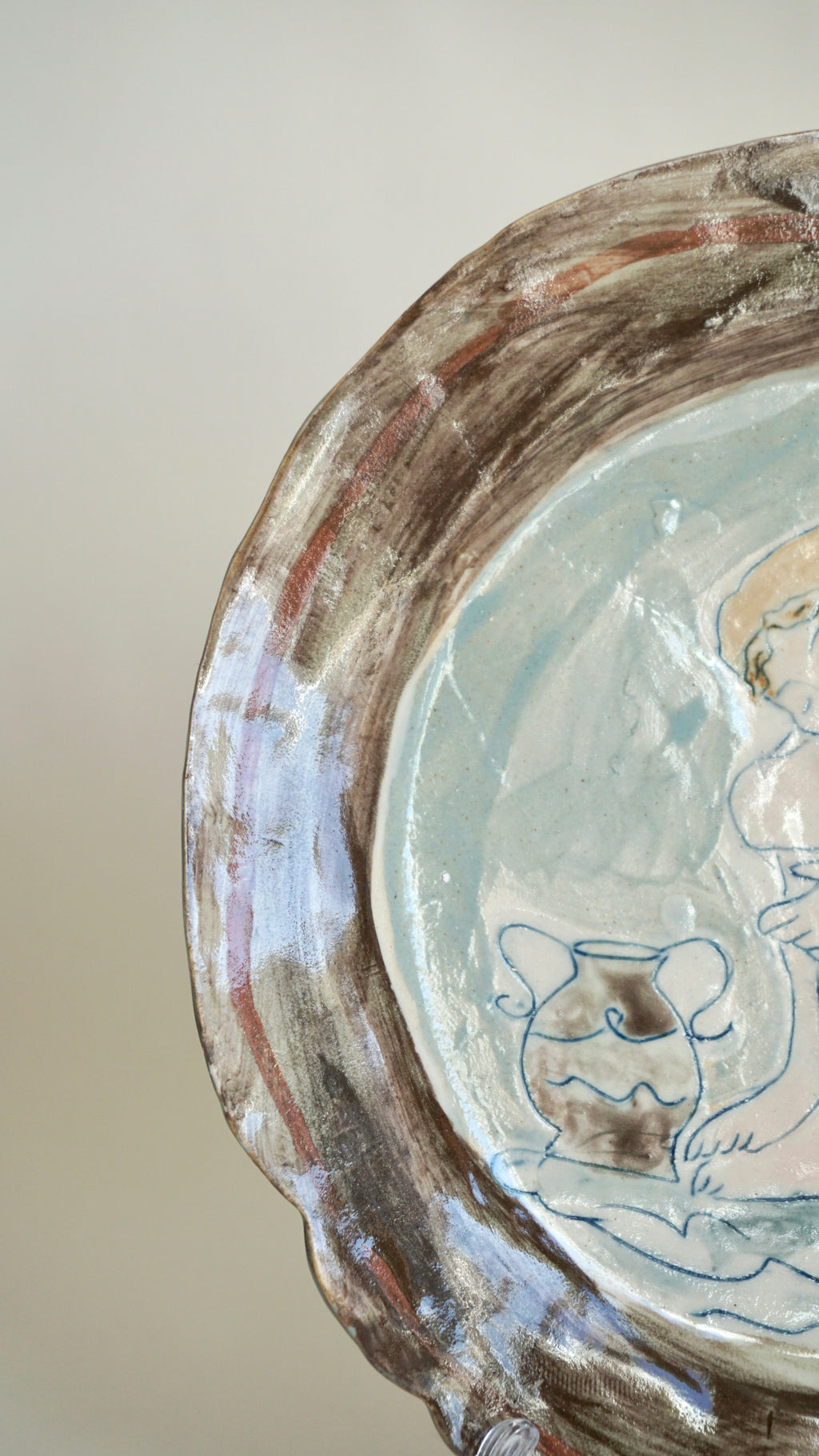 Holding Myself plate